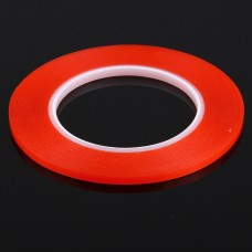5mm სიგანე 3m ორმაგი ცალმხრივი წებოვანი წებოვანი წებოვანი ფირისთვის iPhone / Samsung / HTC მობილური ტელეფონი სენსორული პანელი სარემონტო, სიგრძე: 25 მ (წითელი)