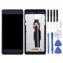 LCD Screen and Digitizer Full Assembly with Frame for Sony Xperia E5 F3311 F3313(Black)