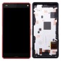 LCD Screen and Digitizer Full Assembly with Frame for Sony Xperia Z3 Mini Compact (Red)