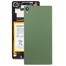 ორიგინალური მინის საბინაო უკან საფარი Sony Xperia Z3 / D6653 (მწვანე)