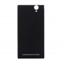 Ультра Назад Крышка батарейного отсека для Sony Xperia T2 (черный)