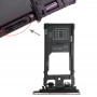 SIM1 Card Tray + SIM2 Card / Micro SD-kortfack för Sony Xperia XZ (Rosa)