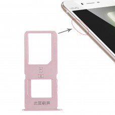 2 x SIM Card Tray for Vivo X6S Plus(Rose Gold)