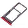 Slot per scheda SIM + Slot per scheda SIM / Micro SD vassoio di carta per Vivo X21 (Red)