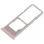 2 x SIM vassoio di carta Vassoio + micro SD per Vivo Y53 (oro rosa)
