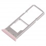 2 x tarjeta SIM bandeja de tarjeta micro SD + Bandeja para Vivo Y79 (de oro rosa)