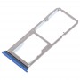 2 х SIM-карты лоток + Micro SD-карты лоток для Vivo Y75 (синий)