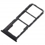2 x SIM Card Tray + Micro SD Card Tray for Vivo Y97(Black)