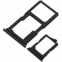 2 x SIM-Karten-Behälter + Micro-SD-Karten-Behälter für Vivo Y66 (schwarz)