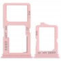 2 x tarjeta SIM bandeja de tarjeta micro SD + Bandeja para Vivo Y66 (de oro rosa)