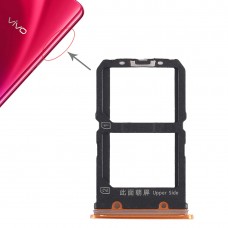 2 x SIM Card Tray for Vivo X23(Orange) 