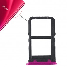 2 x SIM Card Tray for Vivo X23(Rose Red)