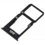 SIM-Karten-Behälter + SIM-Karte Tray / Micro SD-Karten-Behälter für Vivo X20 (Schwarz)