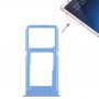 Slot per scheda SIM + Slot per scheda SIM / Micro SD vassoio di carta per Vivo X20 (blu)