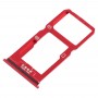 Slot per scheda SIM + Slot per scheda SIM / Micro SD vassoio di carta per Vivo X20 (Red)