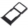 Slot per scheda SIM + Slot per scheda SIM / Micro SD vassoio di carta per Vivo X20 più (nero)