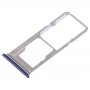 2 x plateau de carte SIM + plateau de carte micro SD pour VIVO Z1 (bleu)