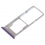 2 x SIM Card Tray + Micro SD Card Tray for Vivo Z1(Purple)