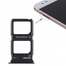 2 x SIM Card Tray for Vivo X9 Plus(Black) 
