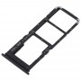 2 x SIM-Karten-Behälter + Micro-SD-Karten-Behälter für Vivo Y71 (schwarz)