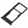 SIM Card Tray + SIM Card Tray / Micro SD Card Tray for Vivo X21i (Black)