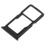 SIM Card Tray + SIM Card Tray / Micro SD Card Tray for Vivo X21i (Black)