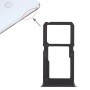 Slot per scheda SIM + Slot per scheda SIM / Micro SD vassoio di carta per Vivo X21i (nero)