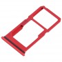 Slot per scheda SIM + Slot per scheda SIM / Micro SD vassoio di carta per Vivo X21i (Red)