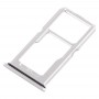 Slot per scheda SIM + Slot per scheda SIM / Micro SD vassoio di carta per Vivo X21i (argento)