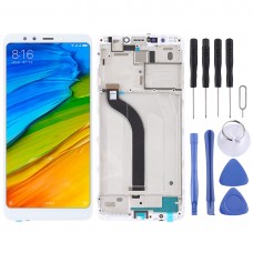 LCD Screen and Digitizer Full Assembly with Frame for Xiaomi Redmi 5 (White)