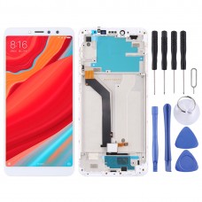 LCD Screen and Digitizer Full Assembly with Frame for Xiaomi Redmi S2 / Y2(White)