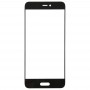 Предна екрана Външно стъкло обектив за Xiaomi Mi 5 (черен)