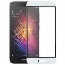 Obiettivo dello schermo anteriore vetro esterno per Xiaomi Mi 5 (bianco) 