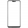 Frontscheibe Äußere Glasobjektiv für Xiaomi Redmi Anmerkung 6 (schwarz)