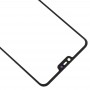 Frontscheibe Äußere Glasobjektiv für Xiaomi Redmi Anmerkung 6 (schwarz)