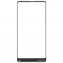 Elülső képernyő Külső üveglencse Xiaomi Mi MIX2 (fekete)
