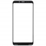Frontscheibe Äußere Glasobjektiv für Xiaomi Redmi Note 5 / Note 5 Pro (Schwarz)
