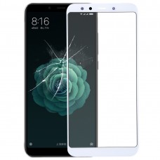 Frontscheibe Äußere Glasobjektiv für Xiaomi Mi 6X (weiß)
