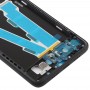 Средна рамка Пазел плоча със странични клавиши за Xiaomi бележка 3 (черен)