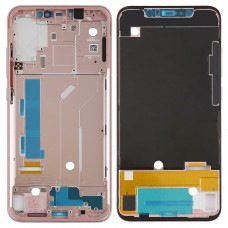 Kesk-raami bezel külgvõtmetega Xiaomi Mi 8-le (roosa kulla)