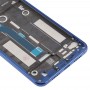 Lunette de cadre moyen avec touches latérales pour Xiaomi Mi 8 Lite (Bleu)