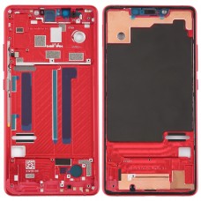 Средна рамка Парцел със странични ключове за Xiaomi Mi 8 SE (червено)