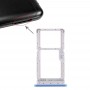 SIM-Karten-Behälter + SIM-Karte Tray / Micro SD-Karten-Behälter für Xiaomi Redmi Anmerkung 6 Pro (blau)