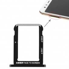 Doppel-SIM Karten-Behälter für Xiaomi Mi 6X (Schwarz)