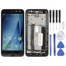LCD Screen and Digitizer Full Assembly with Frame for Asus Zenfone 2 ZE500CL Z00D(Black)