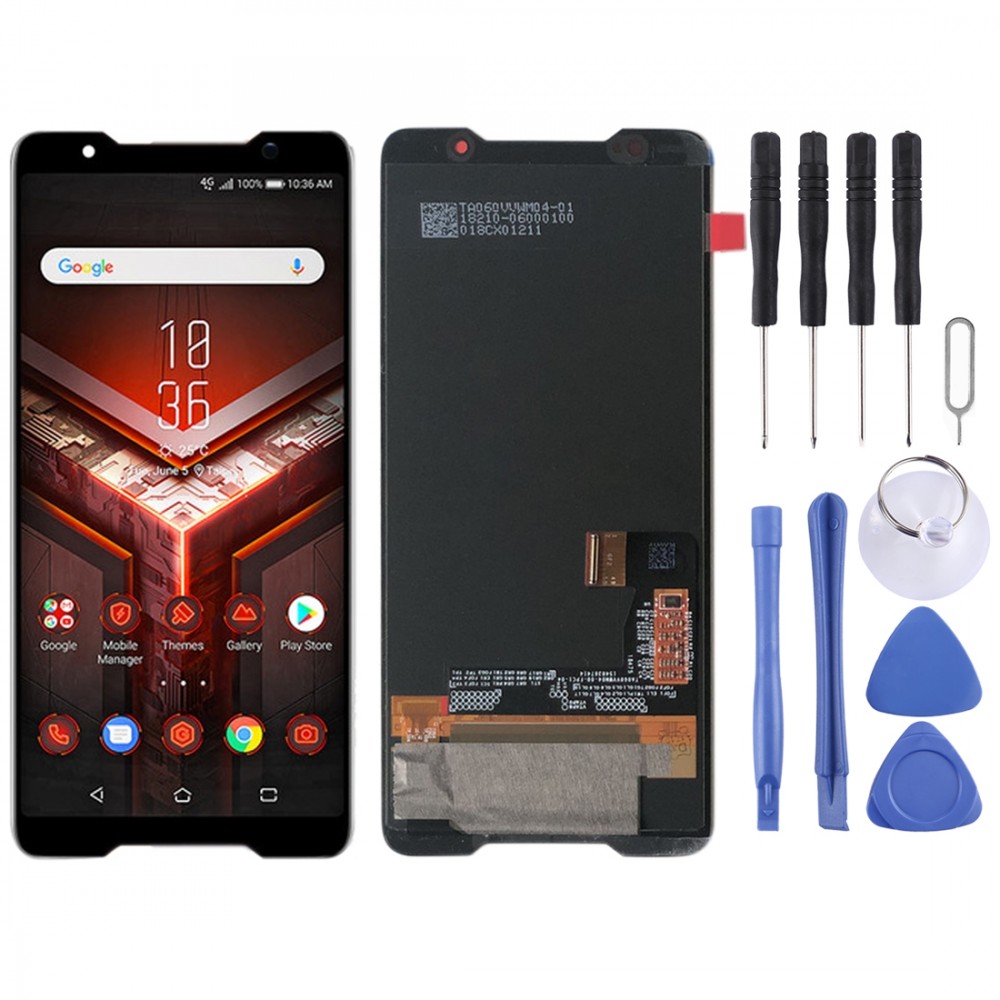 LCD Screen and Digitizer Full Assembly for Asus ROG Phone / ZS600KL (Black)