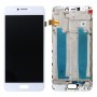 LCD Screen and Digitizer Full Assembly with Frame for Asus Zenfone 4 Max ZC520KL X00HD(White)
