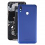 Couverture arrière de la batterie avec objectif de caméra pour Asus zenfone max m2 zb633kl zb632kl (bleu)