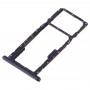 SIM vassoio di carta + vassoio di carta di SIM + Micro SD Card vassoio per Asus ZenFone MAX M1 ZB555KL (nero)