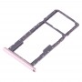 SIM vassoio di carta + vassoio di carta di SIM + Micro SD vassoio per Asus ZenFone MAX M1 ZB555KL (oro rosa)